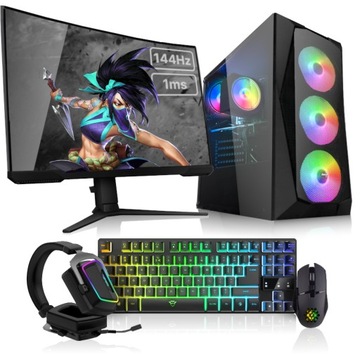 ZESTAW KOMPUTER GAMINGOWY RTX 4070|Intel i7|32GB