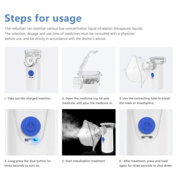 портативный нубилайзер Мини-ручной нубилайзер для взрослых