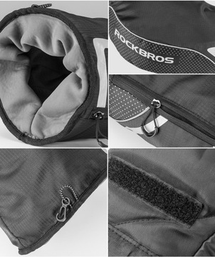 Грелки для рук на руль, велосипед, самокат, защита до -30°C ROCKBROS D39