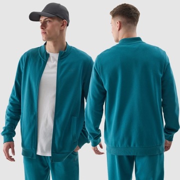 4F BLUZA DRESOWA MĘSKA ROZPINANA BEZ KAPTURA SS24