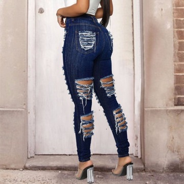 Y2K Jeansy modne spodnie dżinsowe damskie Retro je