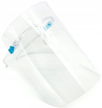 PRZYŁBICA OKULAROWA MASKA na twarz długa MASECZKI