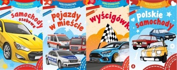 Zestaw maluszkowe malowanie Samochody