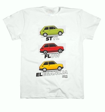 T-shirt koszulka 3 GENERACJE Fiat 126p maluch