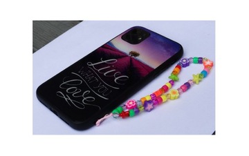 КУЛОН ДЛЯ ТЕЛЕФОНА, РАЗНОЦВЕТНЫЕ БУСЫ, Шнурок