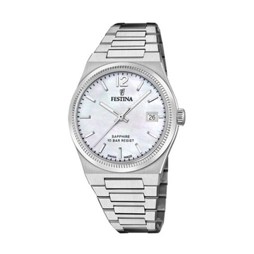 Zegarek Męski Festina F20035/1 Srebrzysty