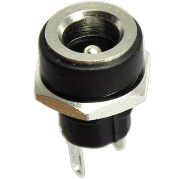 Gniazdo DC 2.5/5.5 do obudowy plastikowe 2 PIN