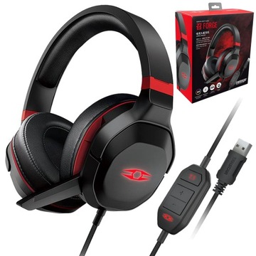 SŁUCHAWKI GAMINGOWE 7.1 TAKSTAR FORGE MIKROFON USB