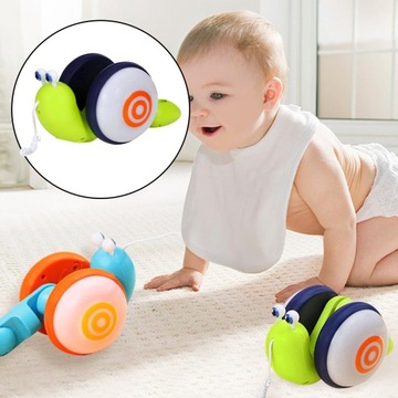 Segolike, 2 шт., милые пластиковые детские перетаскиваемые фонарики в форме улитки для малышей