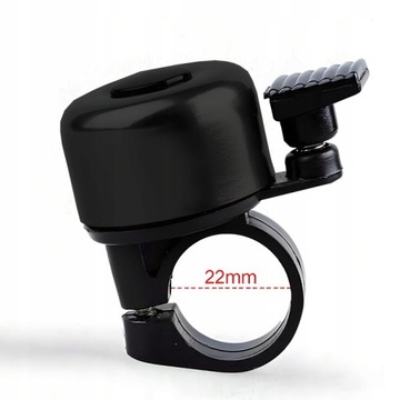 ГРОМКИЙ МЕТАЛЛИЧЕСКИЙ ЗВОНОК ДЛЯ ЧЕРНОГО ВЕЛОСИПЕДА