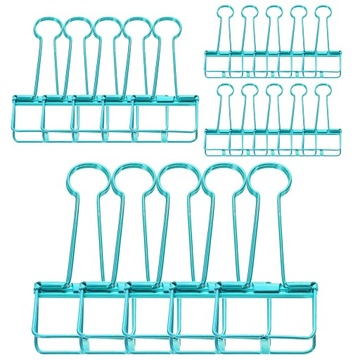 Mini Binder Clips Assorted Sizes Small 20 Pcs