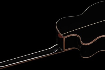 Harley Benton EAX-500TL Черная электроакустическая гитара