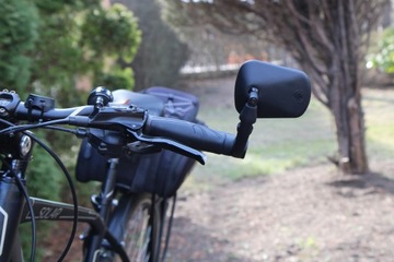 Велосипедное зеркало AJS Comfort Plus, складное.