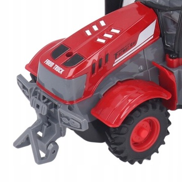 DUZY TRAKTOR CIĄGNIK Z PRZYCZEPĄ ZDALNIE STEROWA
