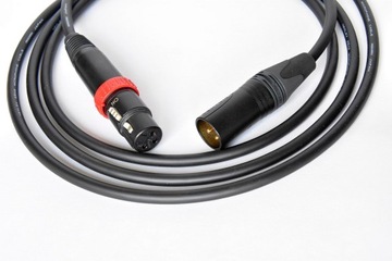 MOGAMI 2549 Kabel mikrofonowy XLR wyłącznik 1 m