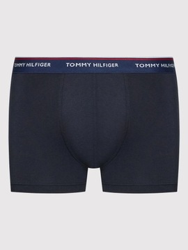 BOKSERKI TOMMY HILFIGER KOLOROWE GRANAT 3 szt S