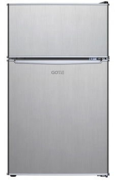 GOTIE GLZ-85I ПОДСТОЛЬНЫЙ ХОЛОДИЛЬНИК INOX SILVER 84см x48,6см x53,6см