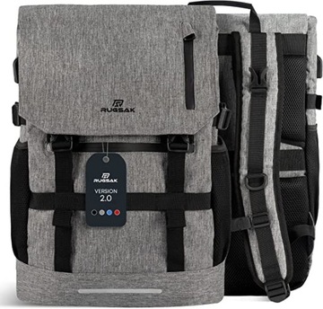 PLECAK RUGSAK ROLLTOP 40L SZARY