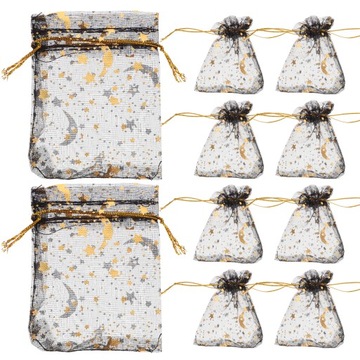 WORKI NA CUKIERKI OPAKOWANIE ZBIORCZE NA PREZENT Z ORGANZY