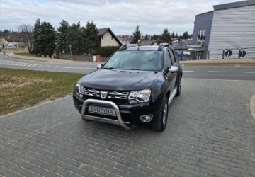Dacia Duster I SUV Facelifting 1.2 TCe 125KM 2014 Dacia Duster LIFT Czujniki Parkowania Nawigacja Skora 1-Wlasciciel 1.2, zdjęcie 2