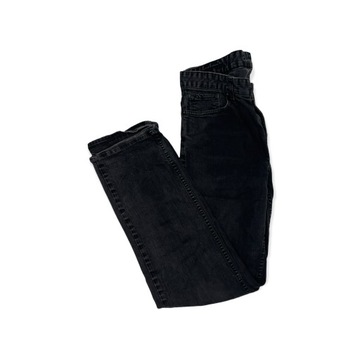 Jeansowe czarne spodnie damskie Calvin Klein 34