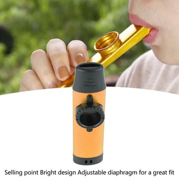 Kazoo профессиональный алюминиевый инструмент.