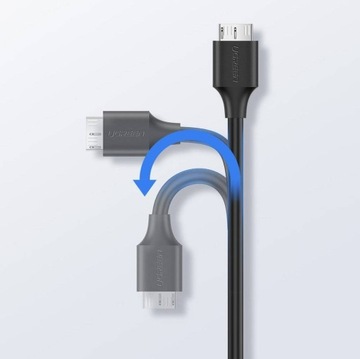 USB -кабель тип C - Micro USB Type B 3.0 1M Black