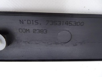 FIAT STILO 01-07 LIŠTA DVEŘE PRAVÝ PŘEDNÍ HB 5D