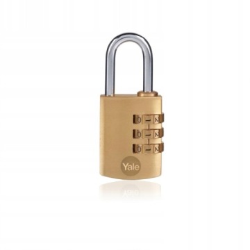 KŁÓDKA YALE MOSIĘŻNA Y150B/30/125/1 SZYFR 30MM