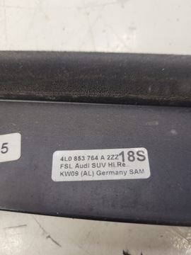 LIŠTA CHRÓM DVEŘE AUDI Q7 FACELIFT PT 4L0853764A