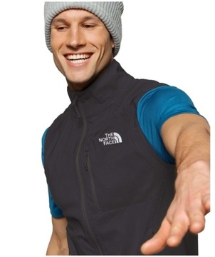 Bezrękawnik Męski The North Face NF0A4955 Sportowy Dopasowany M Kieszenie