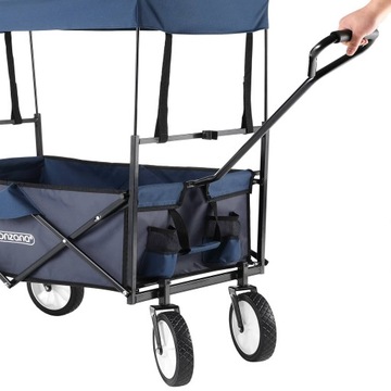 СКЛАДНАЯ ТРАНСПОРТНАЯ ТЕЛЕЖКА С КРЫШЕЙ