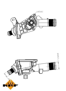 Termostat układu chłodzenia EASY FIT 725078