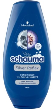 Schauma Silver Reflex odżywka z fioletowymi pigmentami do szarości, bieli i blo