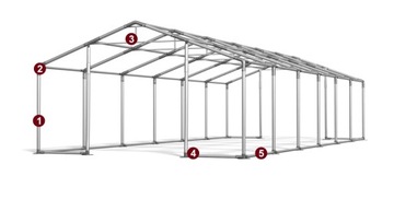 Палатка складская 8x12 PRIME TENT HALL