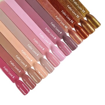 CLARESA PASTELOWY RÓŻ LAKIER HYBRYDOWY DO PAZNOKCI FALLIN LOVE 7