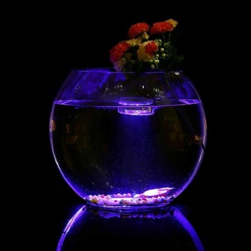 Водонепроницаемая светодиодная лампа RGB с подставкой и пультом дистанционного управления