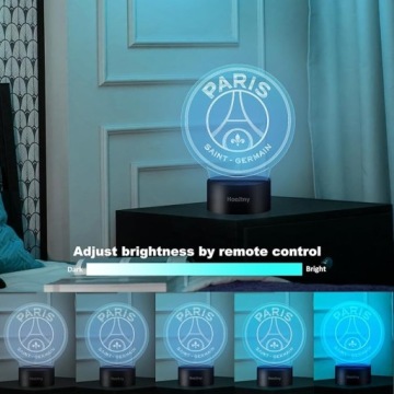 3D лампа для футбольных фанатов Paris Saint Germain Led Club PSG Гаджет