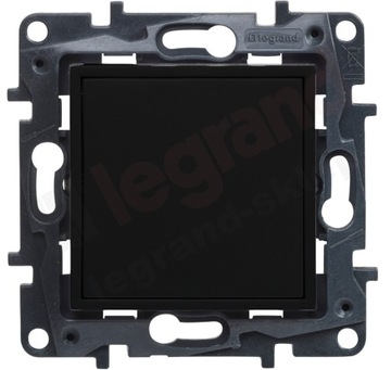 Крышка рамы Legrand Niloe Step черного цвета