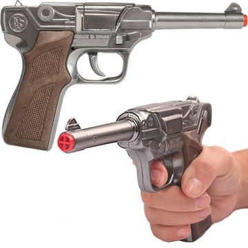 METALOWY PISTOLET NA KAPISZONY POLICYJNY GONHER