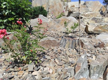 Каменная кора, декоративная садовая кора, кора шифера для сада.