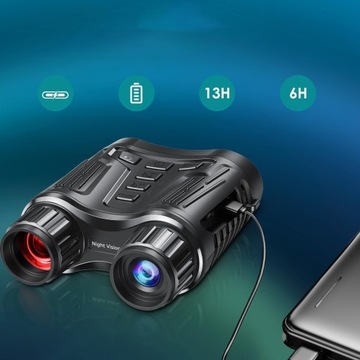 БИНОКЛЬ НОЧНОГО ВИДЕНИЯ 4K HD, 8-кратный ЦИФРОВОЙ ЗУМ, 2600 МАЧ IP54