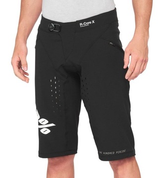 SZORTY 100% R-CORE X SHORTS BLACK 34