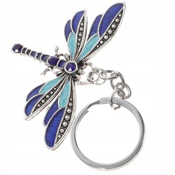 Брелок-стрекоза Металлический брелок для сумки-шарма