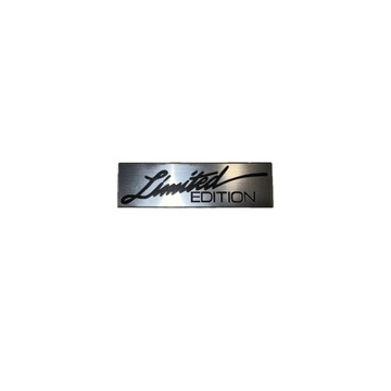 Naklejka Emblemat Logo LIMITED EDITION srebrna 70x20mm