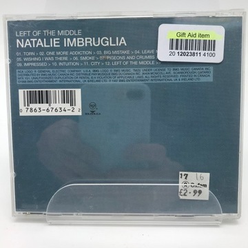 CD - Natalie Imbruglia - Left Of The Middle