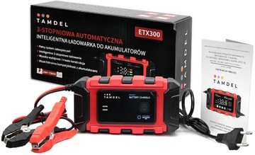 Ładowarka do akumulatora żelowego AGM 12V 2-150Ah funkcja naprawy automat
