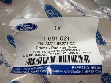 AM21-8B271-CA KK CHRÓM MASKA SPODEK S-MAX FL