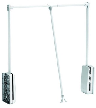 pantograf STRONG biały/chrom 89-124 cm, 10 kg