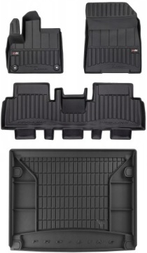 Set 3D gumové rohože Peugeot Rifter od roku 2018 5x1